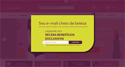 Desktop Screenshot of boticario.com.br